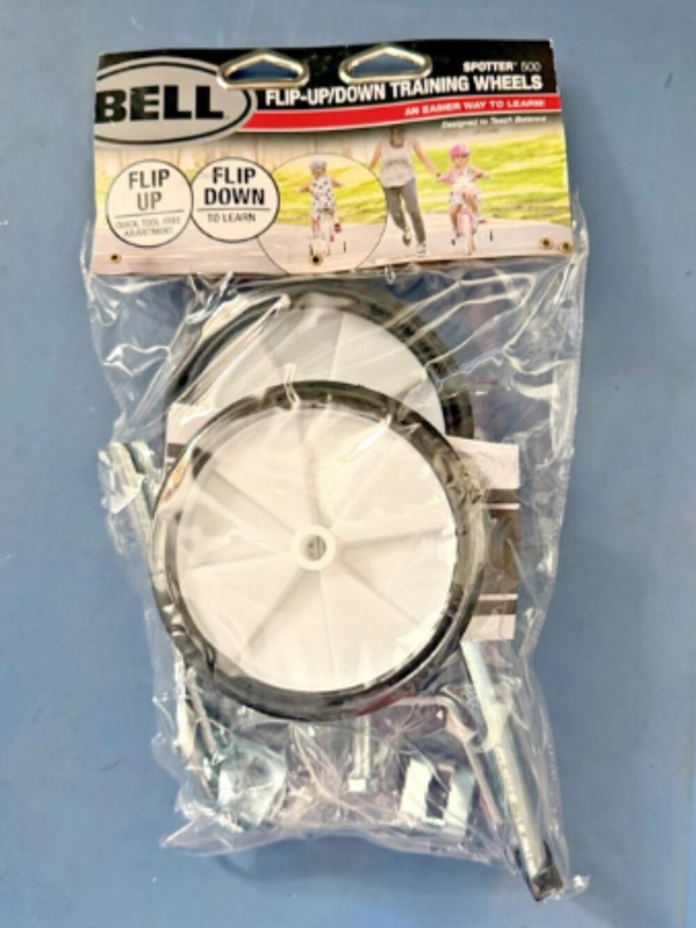 NEW Bell Spotter 500 Flip Up - Flip Down Training Wheels